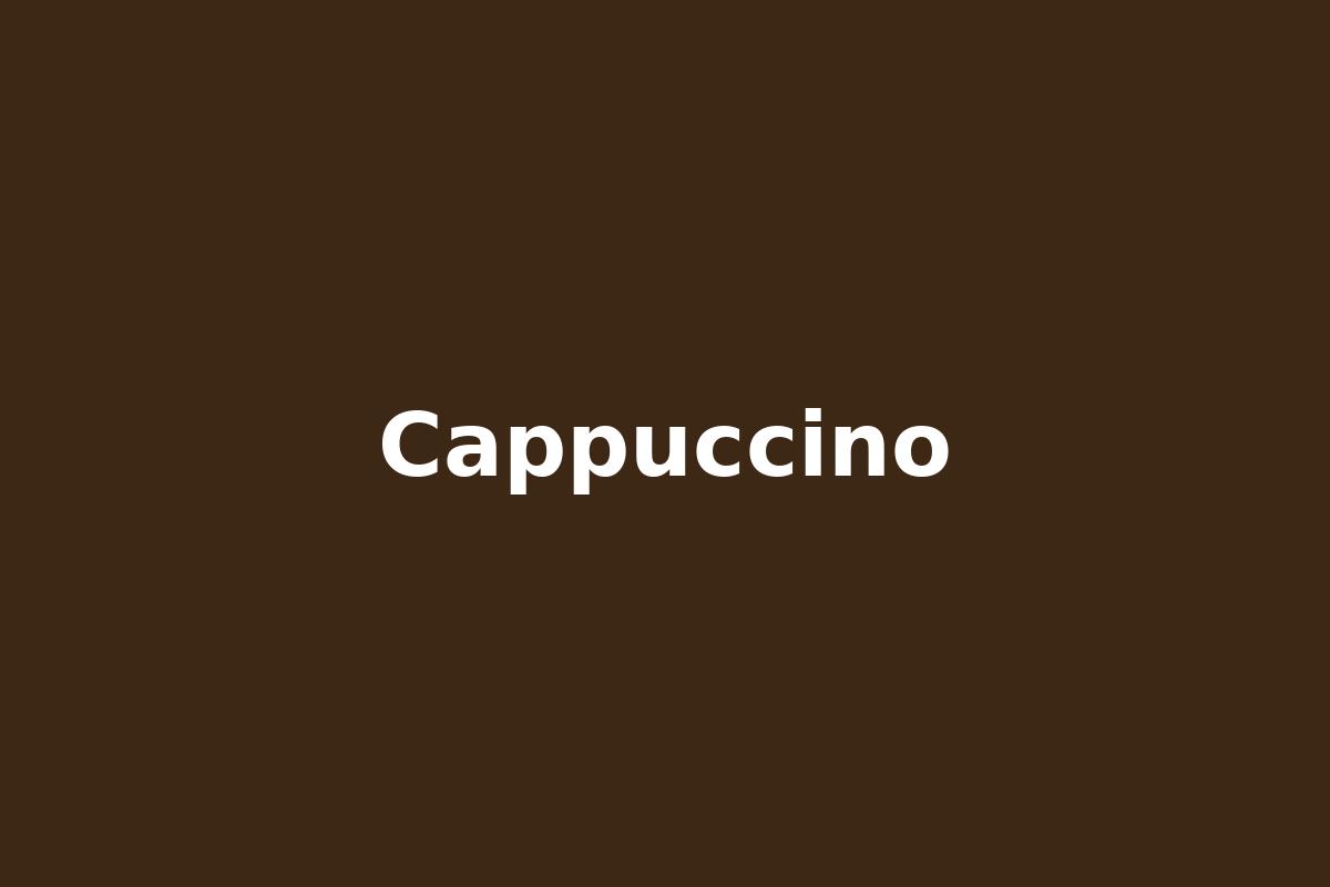 Cappuccino