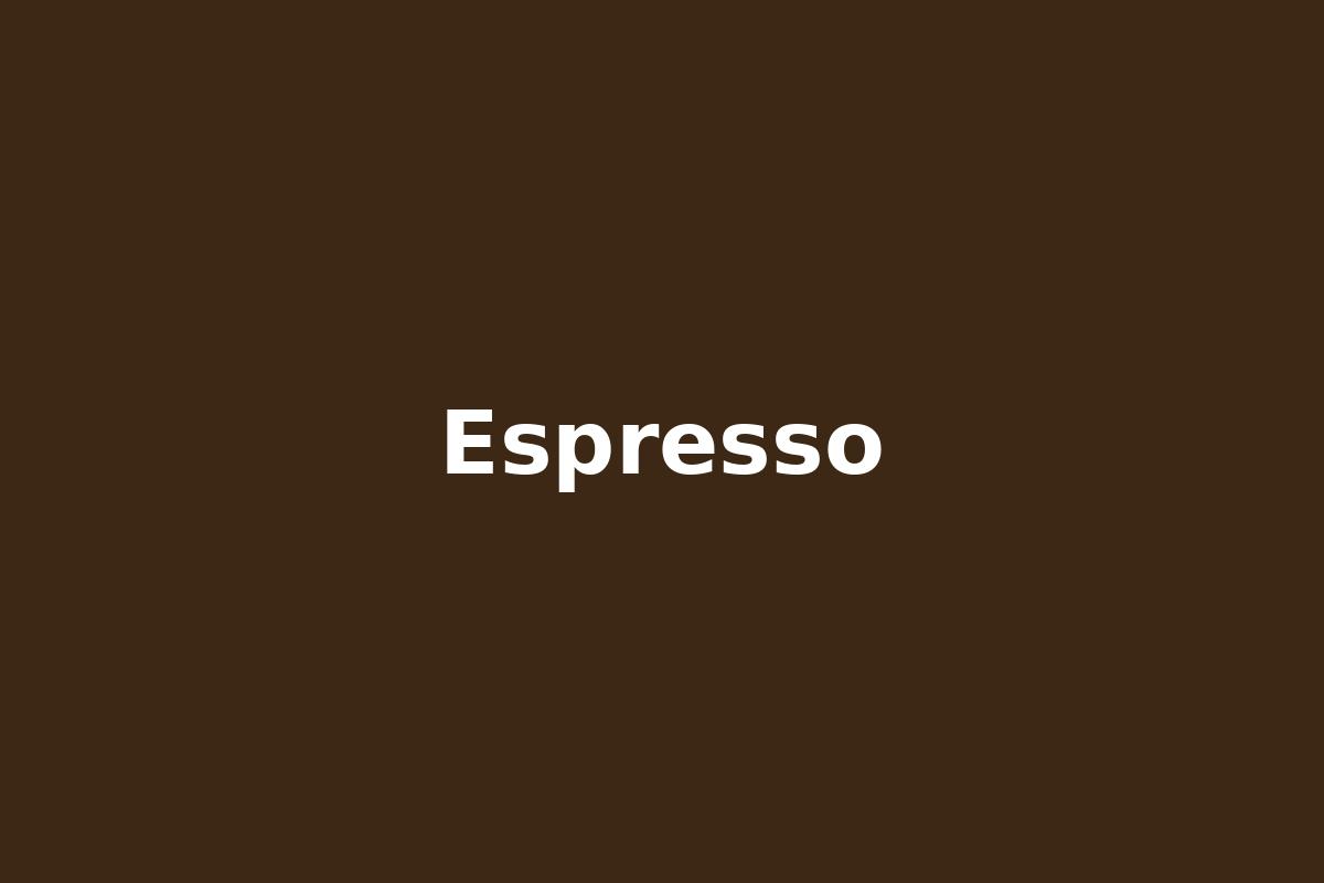 Espresso